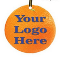 Orange Gift Shop Ornaments w/ Mirrored Back (4 Sq. In.)